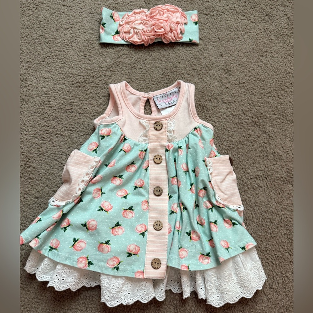 Boutique dress with headband